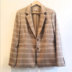 Cremieux Tan Glenn Plaid Blazer